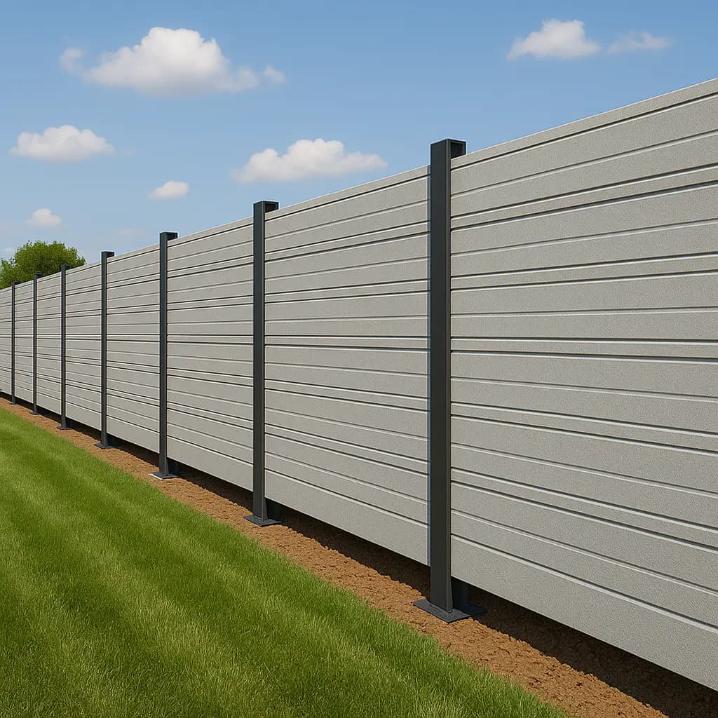 Defence and retaining wall systems anchored using galvanised steel footings