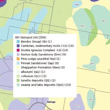 Geology – Colluvium and Lake Deposits